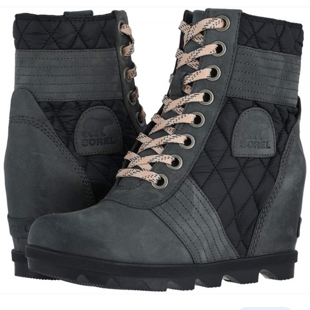 NEW Sorel Lexie wedge boots WATERPROOF size 7.5